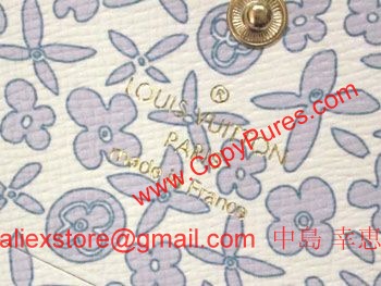 LOUIS VUITTON　ルイヴィトン　モノグラム・フルリ　LV　フラワー・モチーフ　ヴィオレ　財布　ポルト　モネ・アンソリット　M60230